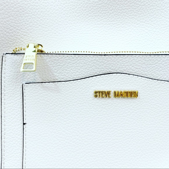Steve Madden BLupita White Satchel Shoulder Bag - Picture 4 of 11